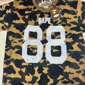 BAPE Kids Camo Shirt - Green and Brown